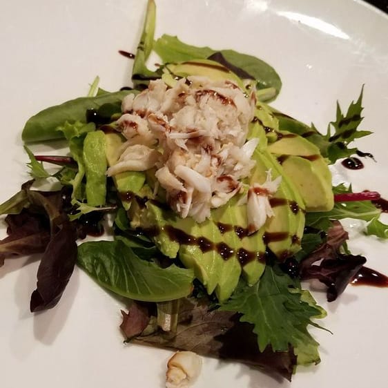 Crab Meat Avocado Salad.