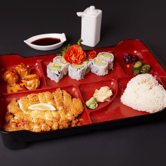 Chicken Katsu Bento Box.